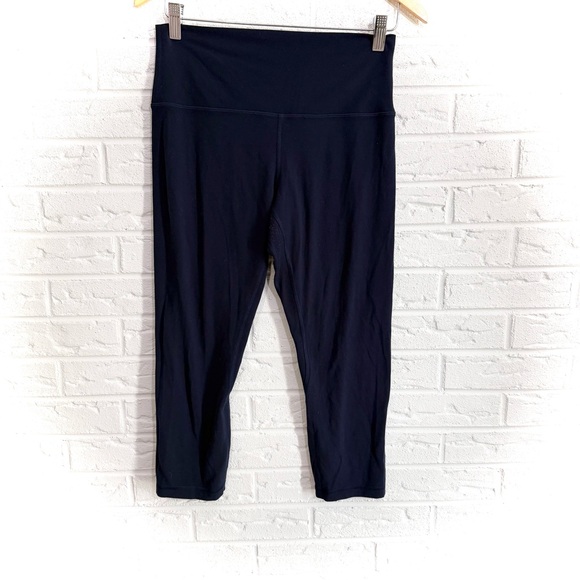 Lululemon Align Super High-Rise Crop 21" True Navy Size 8 - Picture 1 of 5